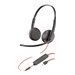 Poly Blackwire C3225 - Blackwire 3200 Series - Headset - On-Ear - kabelgebunden - USB-C, 3,5 mm Stecker