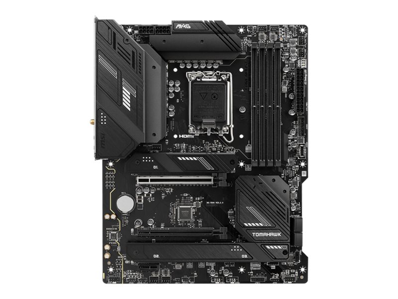 MSI MAG B760 TOMAHAWK WIFI - Motherboard - ATX - LGA1700-Sockel - B760 Chipsatz - USB 3.2 Gen 1, USB 3.2 Gen 2, USB-C 3.2 Gen2, 