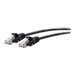 C2G 7ft (2.1m) Cat6a Snagless Unshielded (UTP) Slim Ethernet Network Patch Cable - Black - Patch-Kabel - RJ-45 (M) zu RJ-45 (M) 