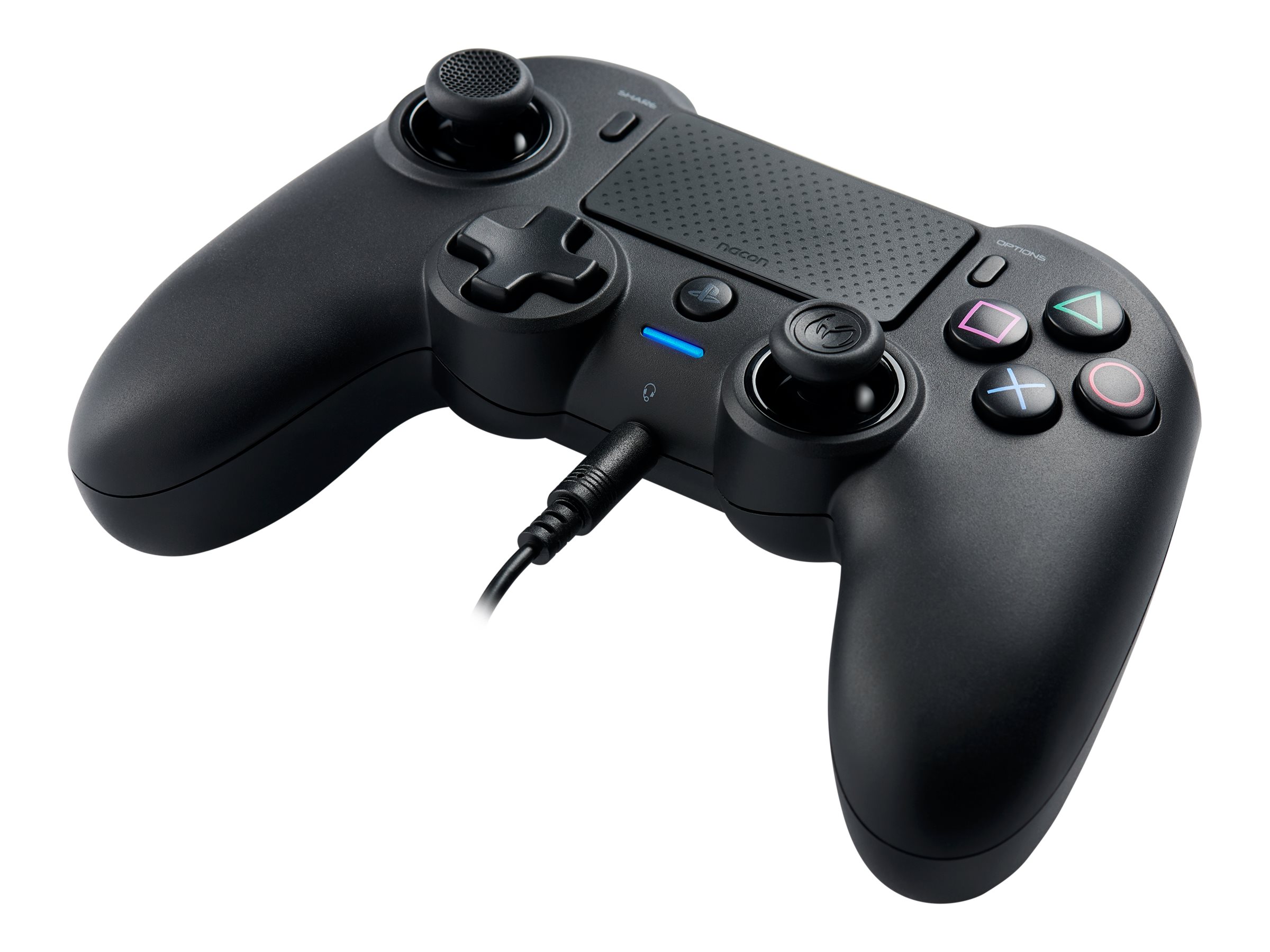 NACON ASYMMETRIC WIRELESS CONTROLLER - Game Pad - kabellos - Bluetooth - Schwarz - fr PC, Sony PlayStation 4
