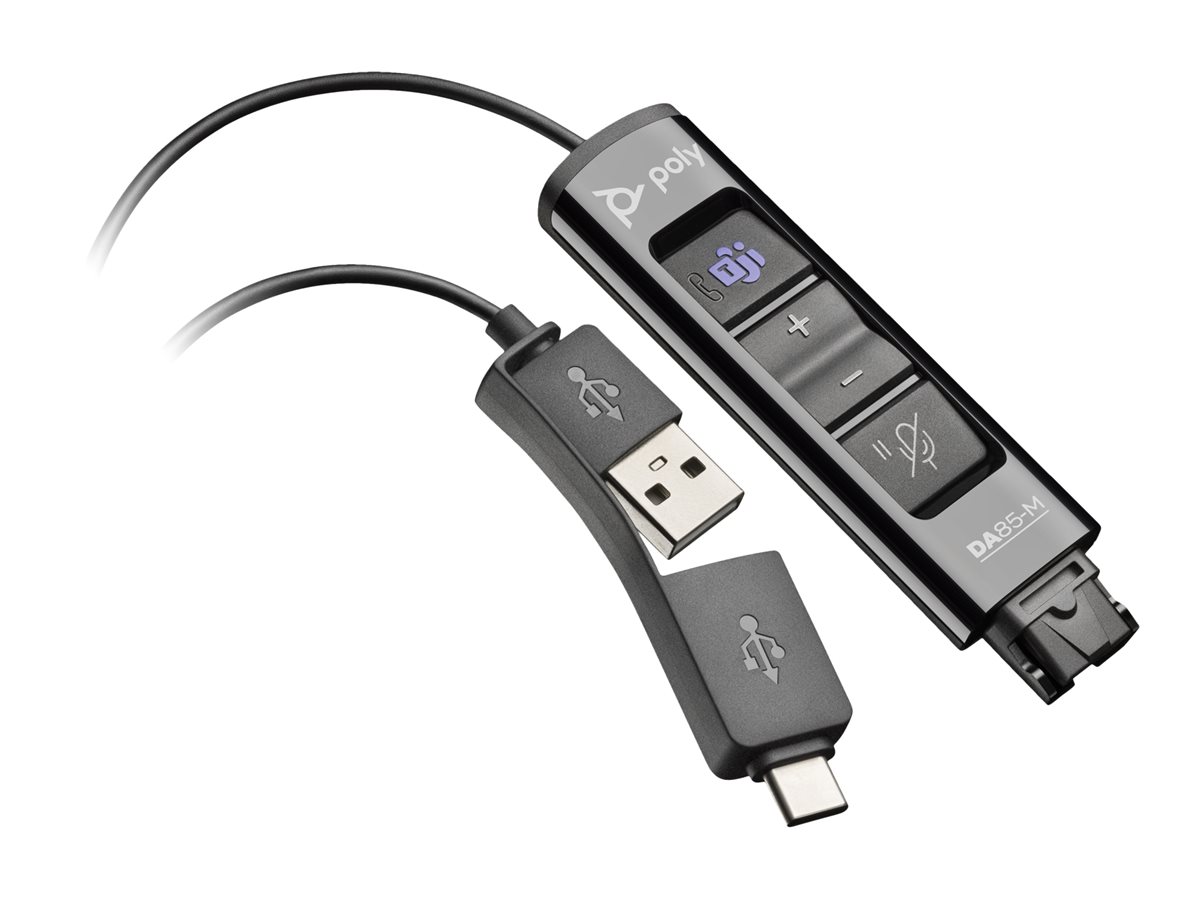Poly DA85-M - Soundkarte - USB - fr Victus by HP Laptop 16; Laptop 14, 15, 17; Pavilion Plus Laptop 14, 16