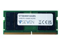 V7 - DDR5 - Modul - 16 GB - SO DIMM 262-PIN - 4800 MHz / PC5-38400