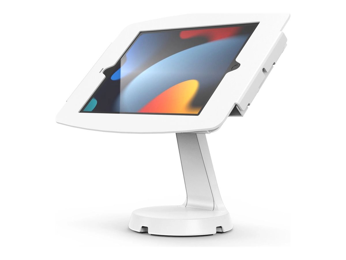 Compulocks iPad 10th-11th (A16) Gen Space Enclosure Mast Counter Stand - White - Befestigungskit (Aufstellung, Gehuse) - fr Ta