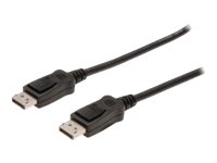 ASSMANN - DisplayPort-Kabel - DisplayPort (M) zu DisplayPort (M) - 1 m - geformt - Schwarz