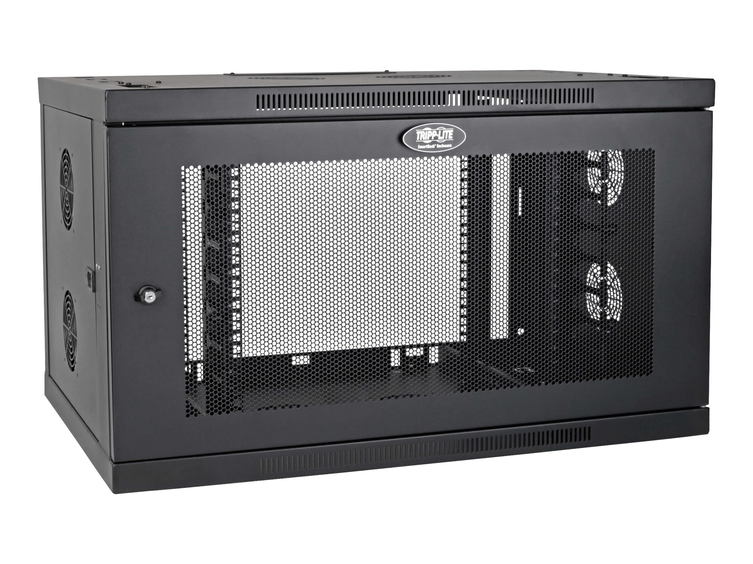 Tripp Lite 9U Wallmount Rack Enclosure Server Cabinet Wide Cable Management - Schrank fr Rack-Gehuse - geeignet fr Wandmontag