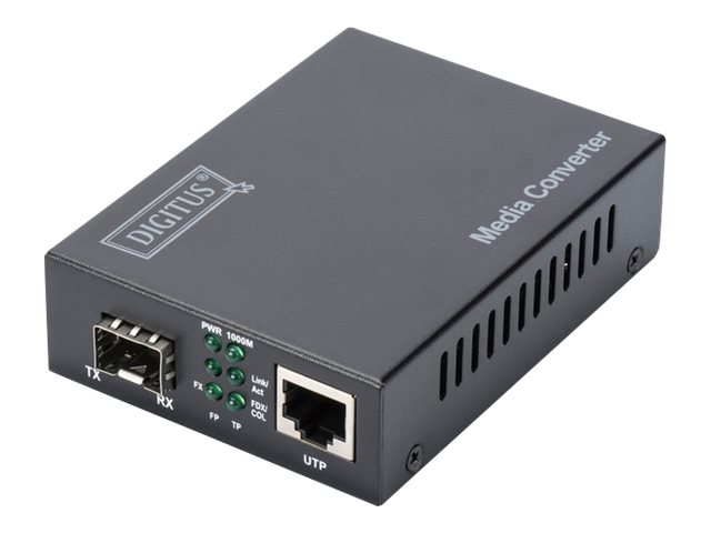 DIGITUS DN-82211 - Medienkonverter - 10GbE, 5GbE, 2.5GbE - 1000Base-T, 10GBase-T, 10GBase-R, 2.5GBase-T, 5GBase-T, 5GBase-R, 2.5