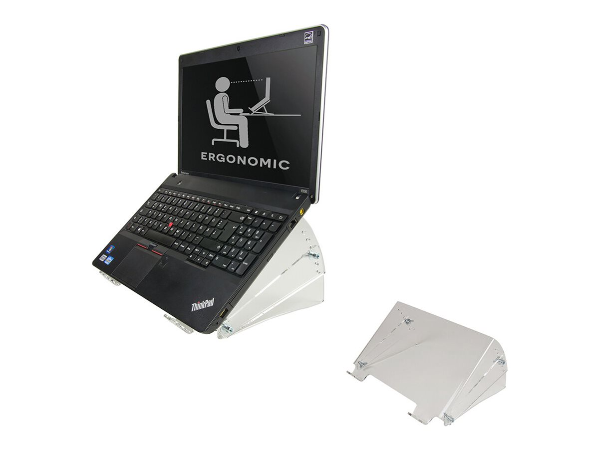 Neomounts NSNOTEBOOK300 - Aufstellung - fr Notebook - Acryl - klar - Bildschirmgrsse: 25.4-55.9 cm (10