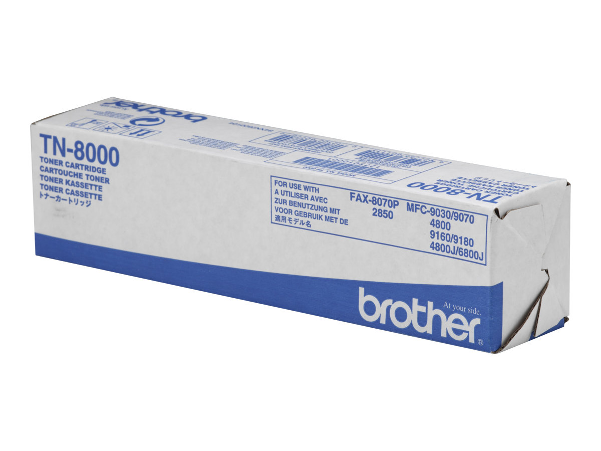 Brother TN8000 - Schwarz - Original - Tonerpatrone - fr Brother MFC-4800, MFC-9030, MFC-9070, MFC-9160, MFC-9180; FAX-2850, 807