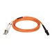 Eaton Tripp Lite Series Duplex Multimode 62.5/125 Fiber Patch Cable (MTRJ/LC), 15M (50 ft.) - Patch-Kabel - MT-RJ Multimodus (M)