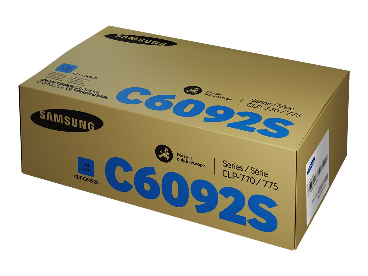 Samsung CLT-C6092S - Cyan - Original - Tonerpatrone (SU082A) - fr Samsung CLP-770ND, CLP-770NDK, CLP-770NDKG, CLP-775N, CLP-775