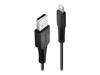 Lindy - Lightning-Kabel - Lightning mnnlich zu USB mnnlich - 2 m - abgeschirmt - Schwarz