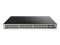 D-Link DGS 3630-52TC - Switch - L3 - managed - 44 x 10/100/1000 + 4 x Kombi-Gigabit-SFP + 4 x 10 Gigabit SFP+ - an Rack montierb