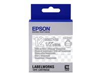 Epson LabelWorks LK-4TWN - White on TranErsatzteilnt - Rolle (1,2 cm x 2,9 m) 1 Kassette(n) Etikettenband - fr LabelWorks LW-10