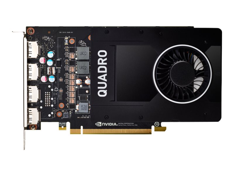 NVIDIA Quadro P2200 - Grafikkarten - Quadro P2200 - 5 GB GDDR5X - PCIe 3.0 x16 - 4 x DisplayPort
