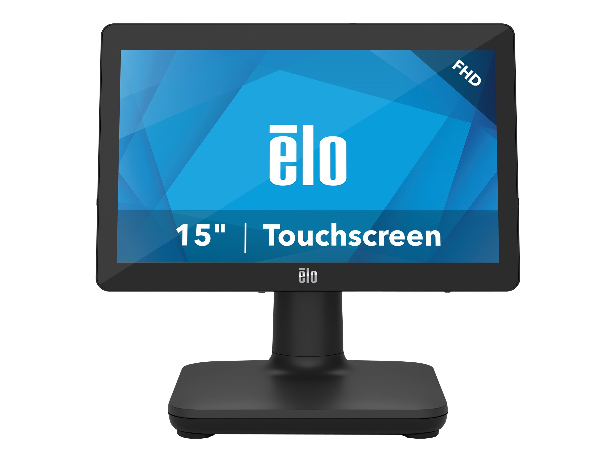 EloPOS System - Standfuss mit I/O-Hub - All-in-One (Komplettlsung) - 1 x Core i3 8100T / 3.1 GHz - RAM 4 GB - SSD 128 GB