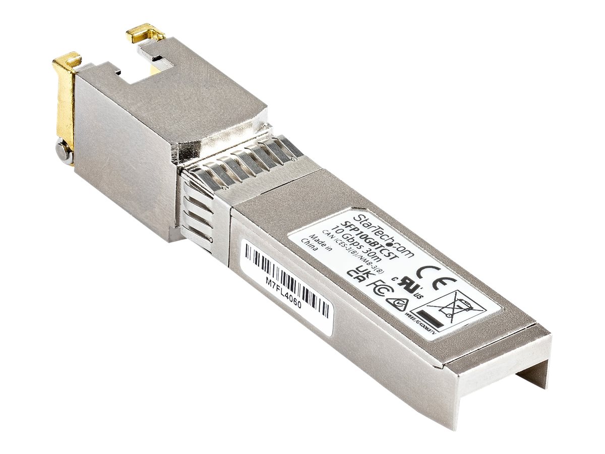 StarTech.com Cisco kompatibles SFP+ Transceiver Modul - 10GBASE-T - MSA konform - RJ45 Kupfer - 10GBASE-T - 30m mit CAT6a