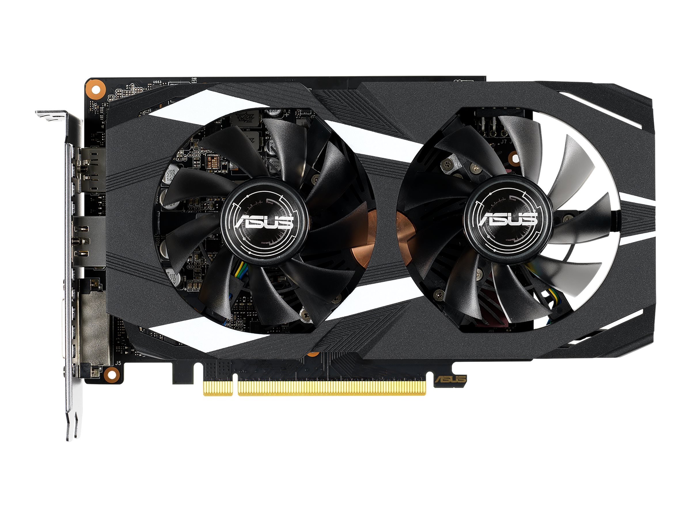 ASUS Dual GeForce GTX 1650 V2 - OC Edition - Grafikkarten - GF GTX 1650 - 4 GB GDDR6 - PCIe 3.0