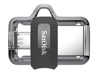 SanDisk Ultra Dual M3.0 - USB-Flash-Laufwerk - 256 GB - USB 3.0 / micro USB