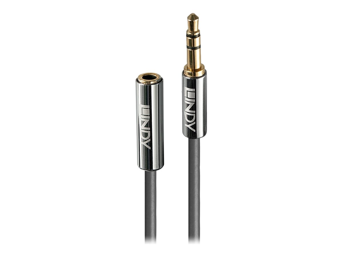 Lindy Cromo Line - Audioverlngerungskabel - mini-phone stereo 3.5 mm mnnlich zu mini-phone stereo 3.5 mm weiblich - 1 m - Anth