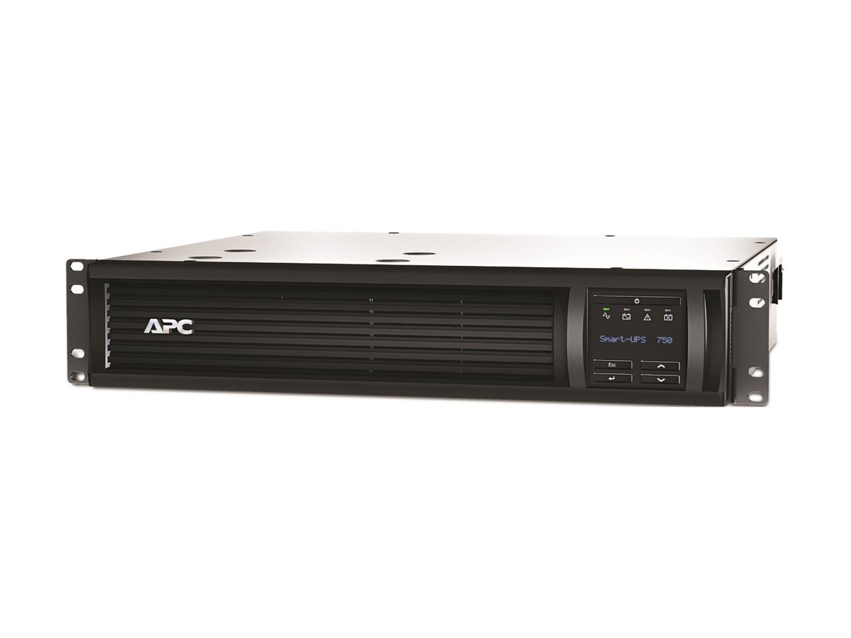 APC Smart-UPS 750VA LCD RM - USV (Rack - einbaufhig) - Wechselstrom 230 V - 500 Watt - 750 VA