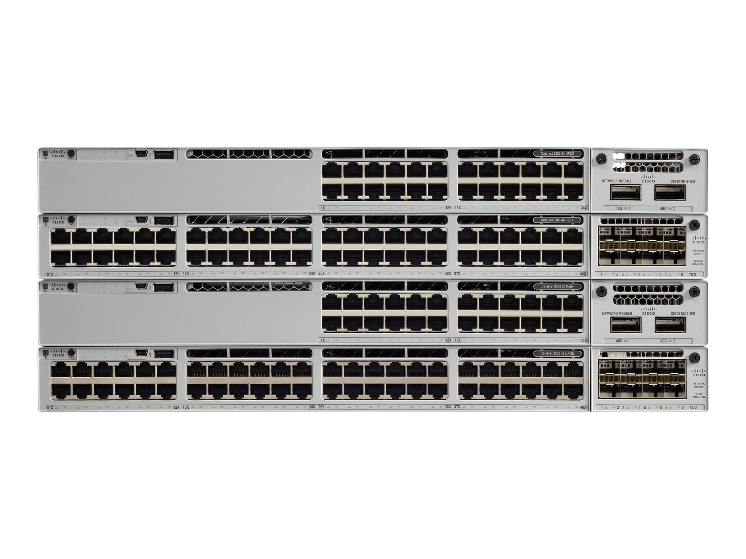 Cisco Catalyst 9300 - Network Advantage - Switch - L3 - managed - 48 x Gigabit SFP