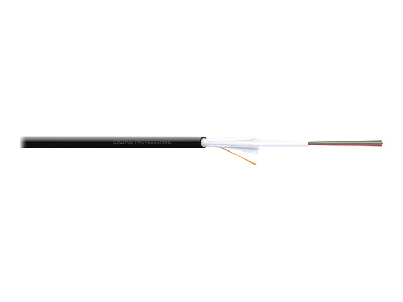 DIGITUS Professional Installation Cable A/I-DQ (ZN) BH - Bulkkabel - 1 m - 6.5 mm - Glasfaser - 50/125 Mikrometer