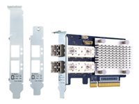 QNAP QXP-16G2FC - Hostbus-Adapter - PCIe 3.0 x8 Low-Profile - 16Gb Fibre Channel Gen 5 x 2 - mit 2 x SFP+-Transceiver (TRX-16GFC