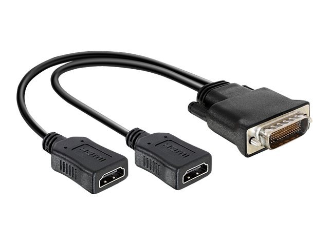Delock - Videoadapter - HDMI weiblich zu DMS-59 mnnlich - 25 cm