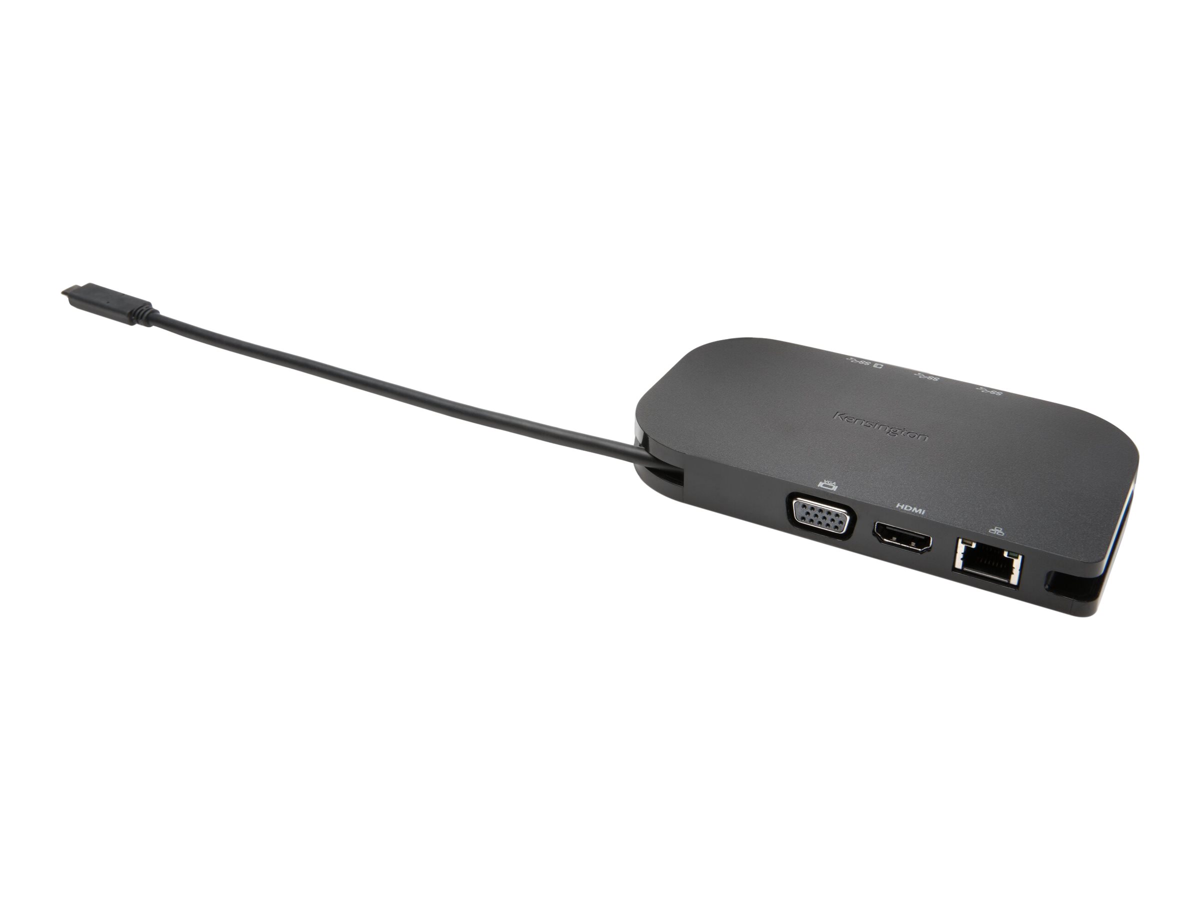 Kensington SD1610P USB-C Mobile 4K Dock w/ Pass-Through Charging - Dockingstation - USB-C - VGA, HDMI - 1GbE - Europa