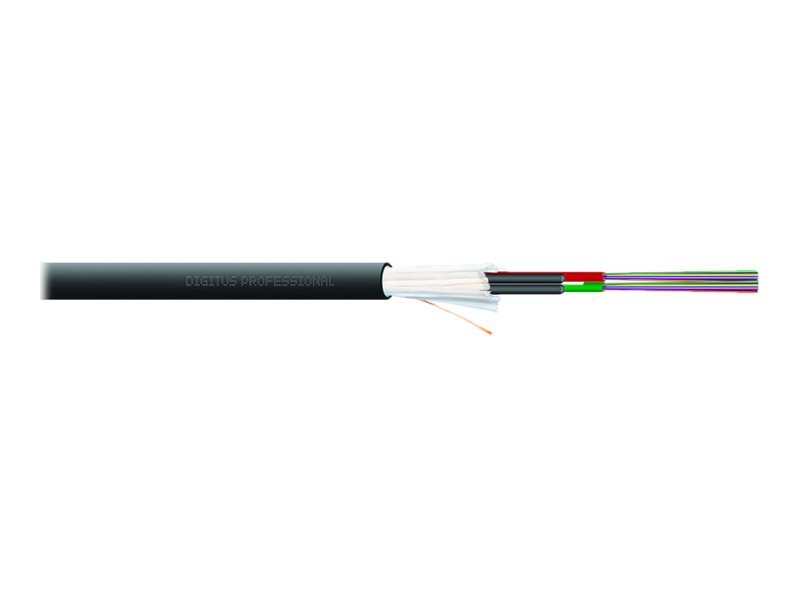 DIGITUS Professional Installation Cable A/I-DQ (ZN) BH - Bulkkabel - 1 m - 12 mm - Glasfaser - 9/125 Mikrometer