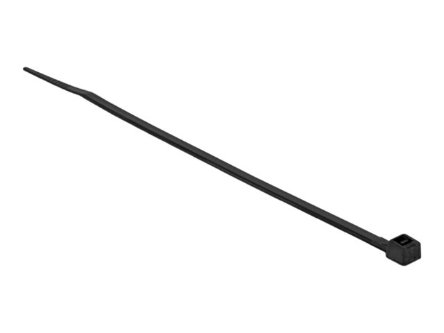 Delock - Kabelbinder - wrmebestndig - 15 cm - Schwarz (Packung mit 100)