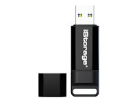 iStorage datAshur BT - USB Flash-Laufwerk (biometrisch) - verschlsselt - 128 GB - USB 3.2 Gen 1