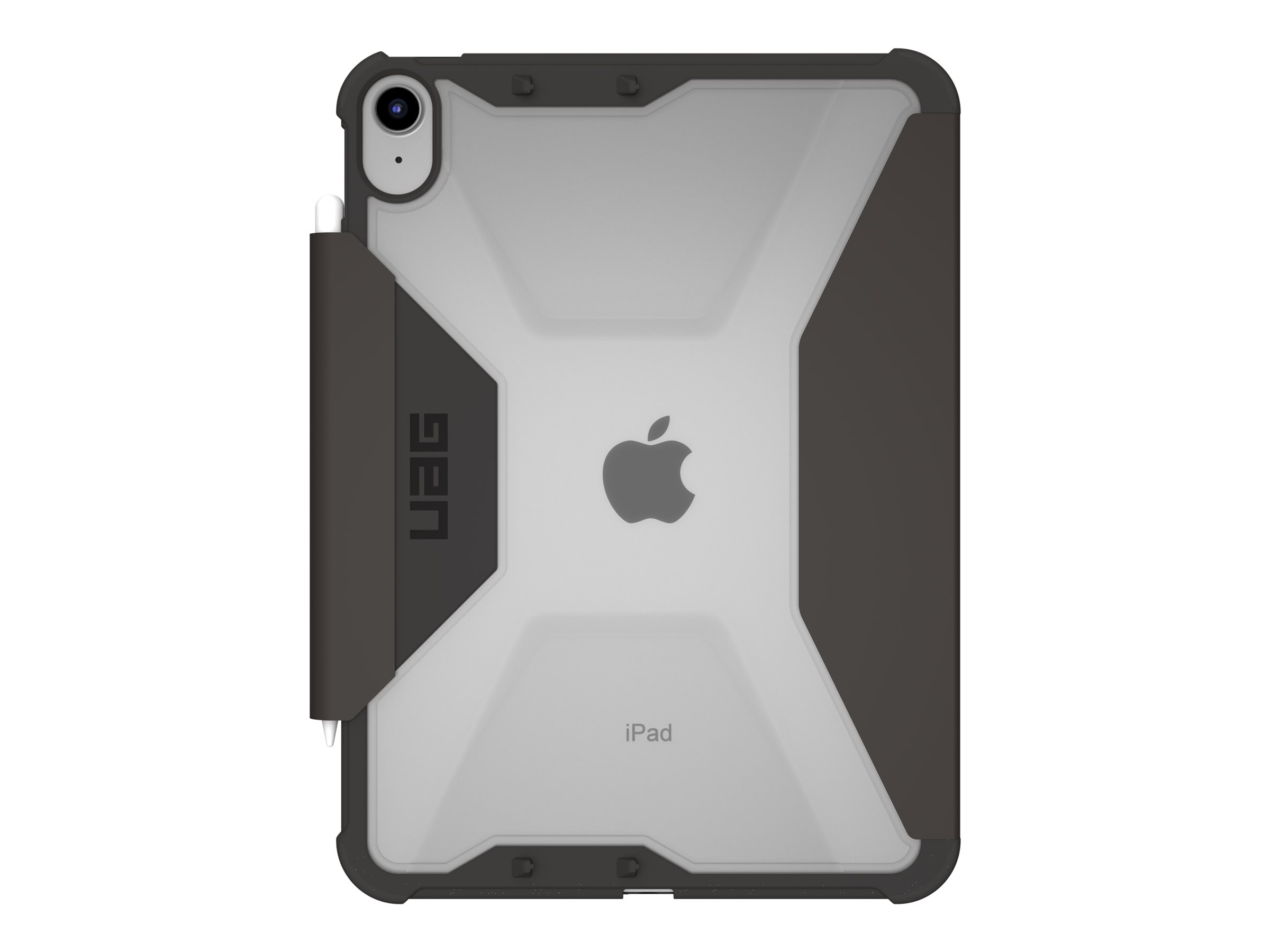 UAG Rugged Case for iPad 10.9 (10th Gen, 2022) - Plyo Black/Ice - Flip-Hlle fr Tablet - medizinische Qualitt - Eis schwarz - 