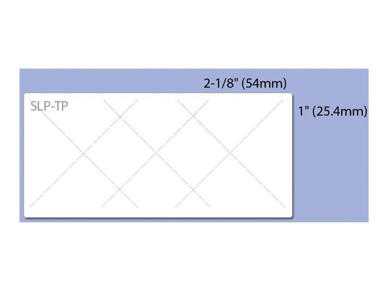 Seiko Instruments SLP-TP - 25.4 x 54 mm 760 Etikett(en) (1 Rolle(n) x 760) Etiketten