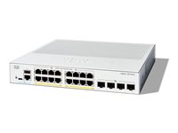Cisco Catalyst 1300-16P-4X - Switch - L3 - managed - 16 x 10/100/1000 (PoE+) + 4 x 10Gb Ethernet SFP+ - an Rack montierbar