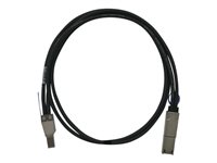 QNAP - Externes SAS-Kabel - SAS 6Gbit/s - 36 pin 4x Mini SAS HD (SFF-8644) (M) zu 4 x 26-polige Mini SAS (M) - 50 cm - Schwarz