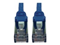 Eaton Tripp Lite Series Cat6a 10G Snagless Shielded Slim STP Ethernet Cable (RJ45 M/M), PoE, Blue, 10 ft. (3.1 m) - Netzwerkkabe