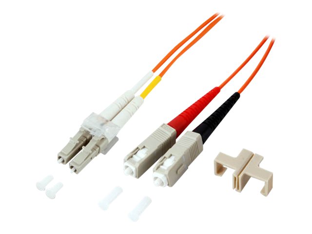 EFB-Elektronik - Patch-Kabel - LC Multi-Mode (M) zu SC multi-mode (M) - 0.5 m - Glasfaser - Duplex