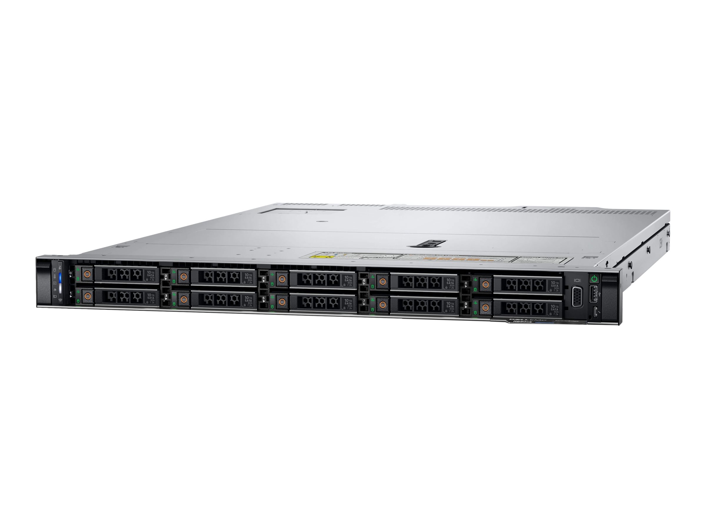 Dell PowerEdge R650xs - Server - Rack-Montage - 1U - zweiweg - 1 x Xeon Silver 4314 / 2.4 GHz