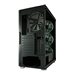 LC Power Gaming 803B Shaded_X - Mid tower - ATX - Seitenteil mit Fenster (gehrtetes Glas) - keine Spannungsversorgung - Schwarz