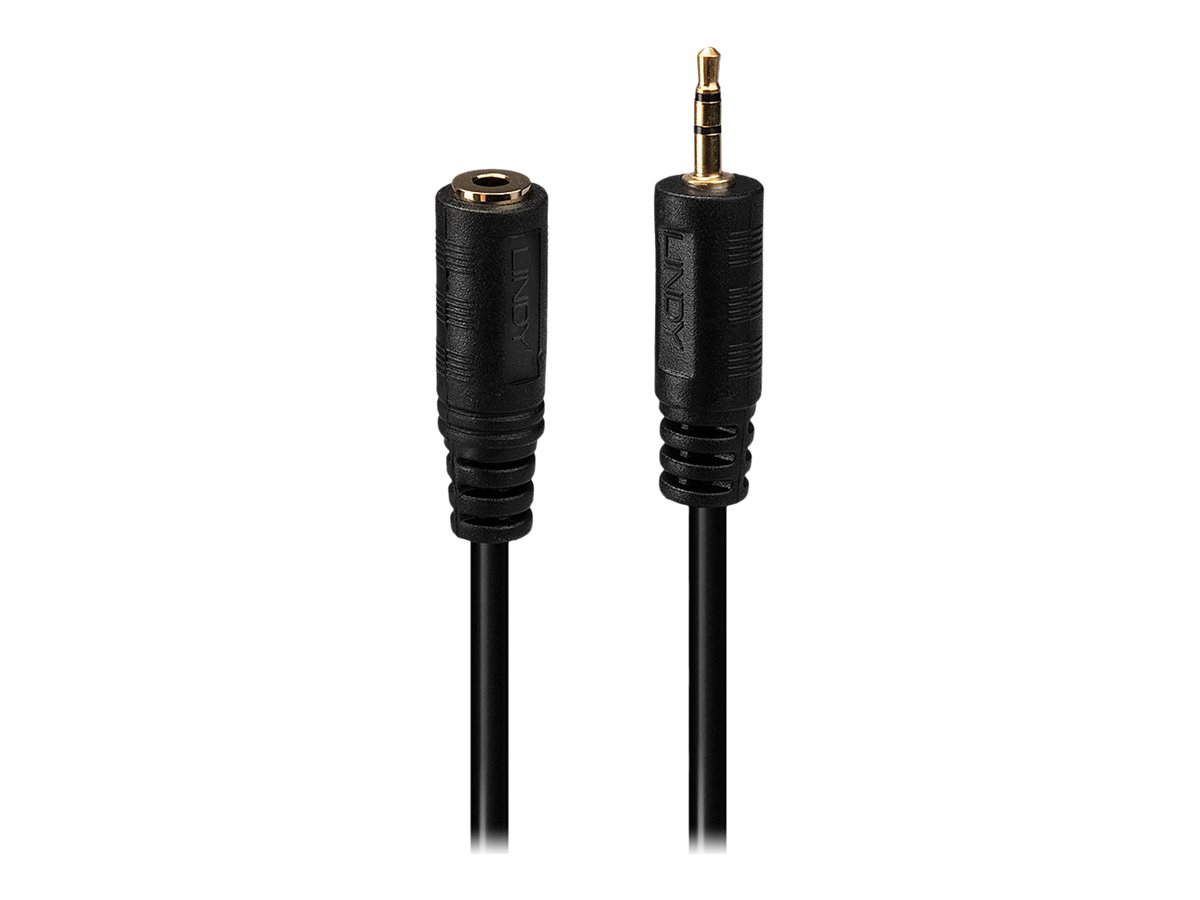 Lindy Premium - Audio-Adapter - mini-phone stereo 3.5 mm weiblich zu Stereo Mikro-Stecker mnnlich - 20 cm - abgeschirmt - Schwa