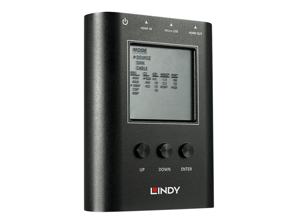 Lindy HDMI 2.0 18G Signal Analyser and Generator - HDMI-Testsignalgenerator/-Analysegert