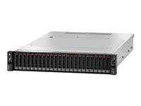 Lenovo ThinkSystem SR650 7X06 - Server - Rack-Montage - 2U - zweiweg - 1 x Xeon Silver 4210R / 2.4 GHz