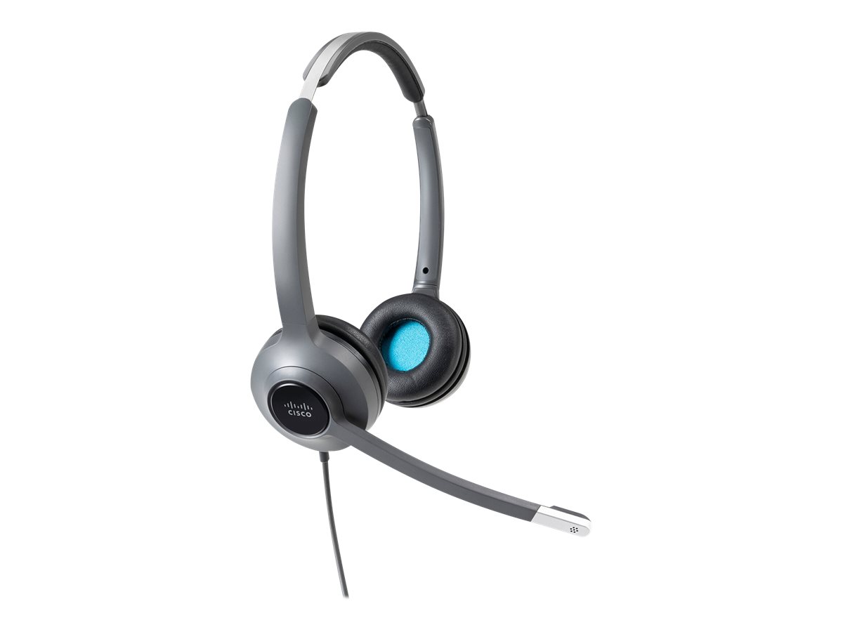 Cisco 522 Wired Dual - Headset - On-Ear - kabelgebunden - 3,5 mm Stecker