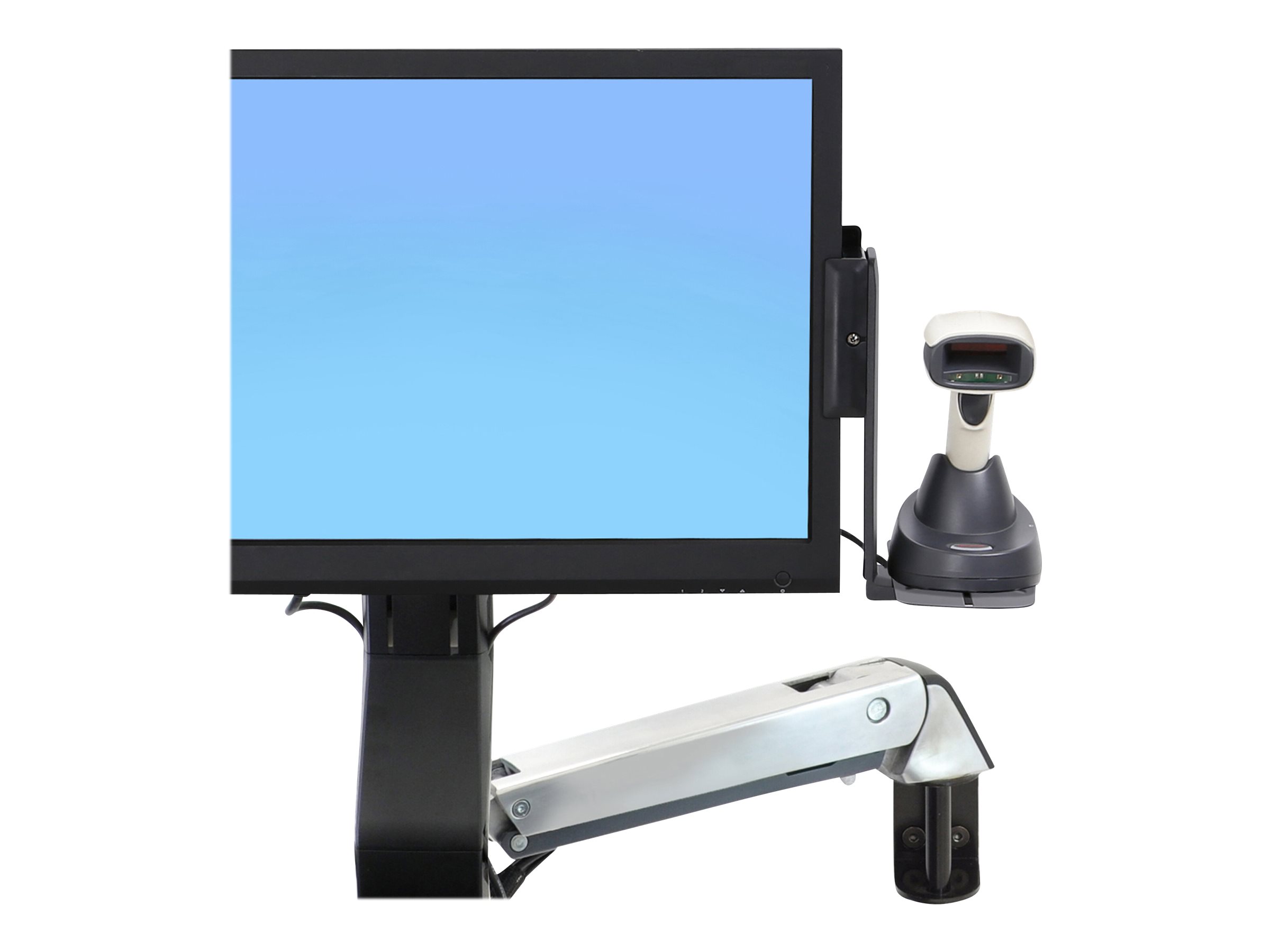 Ergotron Scanner Shelf, VESA Attach - Regal fr Barcodescanner - Schwarz - fr P/N: 45-353-026