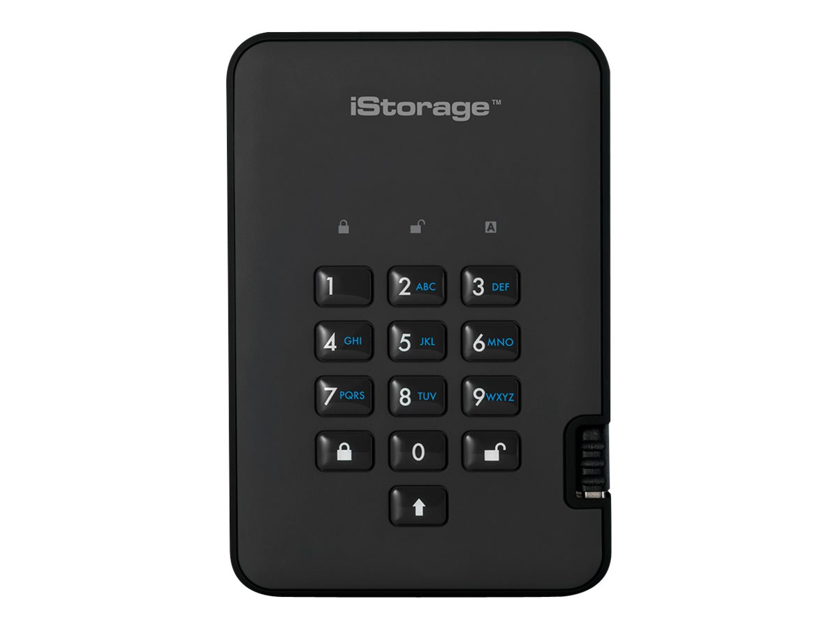 iStorage diskAshur - SSD - verschlsselt - 8 TB - extern (tragbar) - USB 3.1
