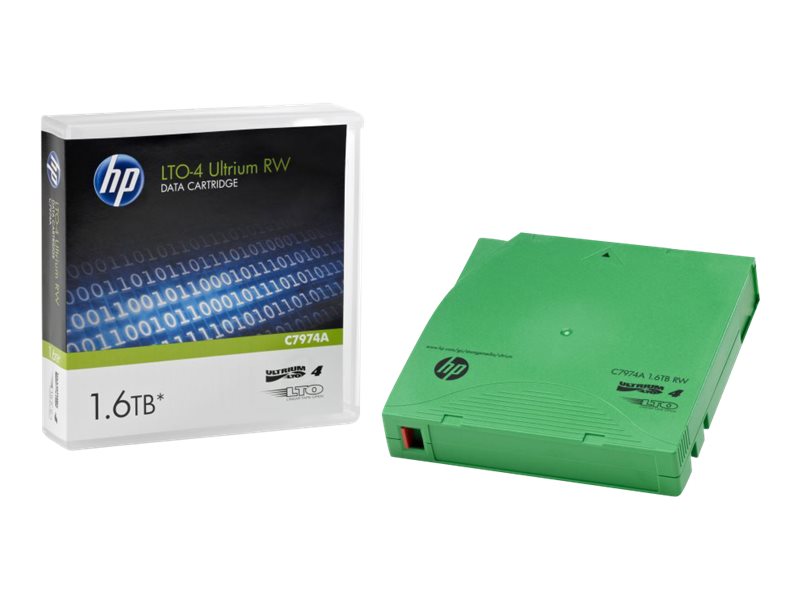 HPE RW Data Cartridge - LTO Ultrium 4 - 800 GB / 1.6 TB - Beschriftungsetiketten - grn - fr HPE MSL4048; StorageWorks Enterpri