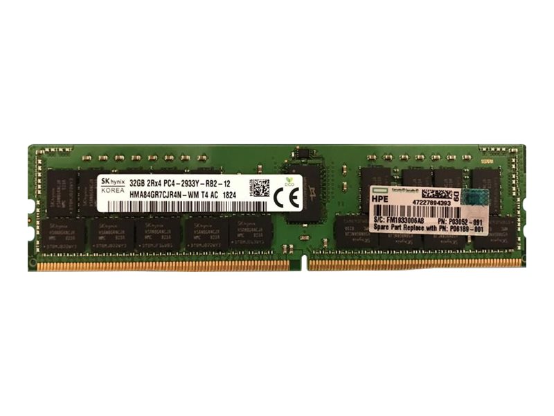 HPE SimpliVity - DDR4 - kit - 256 GB: 8 x 32 GB - DIMM 288-PIN - 2933 MHz / PC4-23400