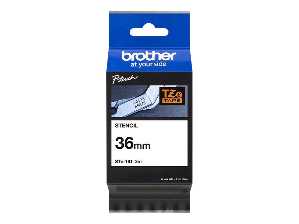 Brother STe-161 - Schwarz - Rolle (3,6 cm x 3 m) 1 Kassette(n) Stempelband - fr P-Touch PT-3600, PT-9200, PT-9500, PT-9600, PT-