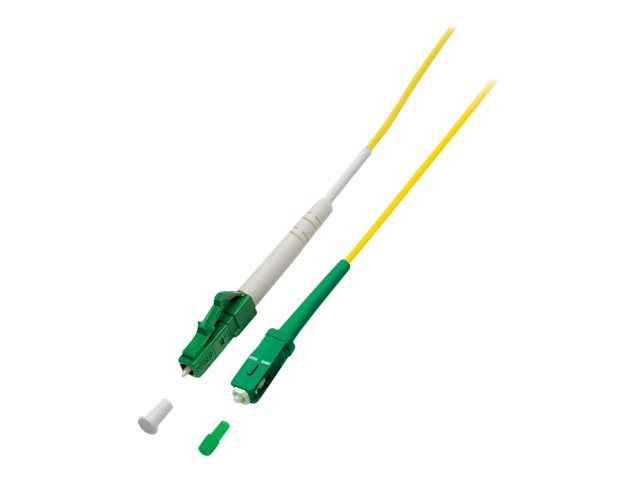 EFB-Elektronik - Patch-Kabel - SC/APC Einzelmodus (M) zu LC/APC Einzelmodus (M) - 1 m - 2 mm - Glasfaser